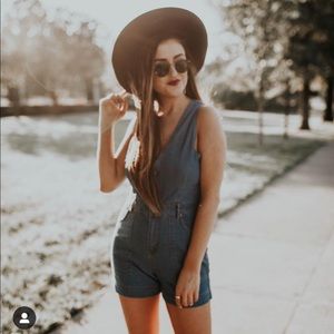 Princess Polly denim romper